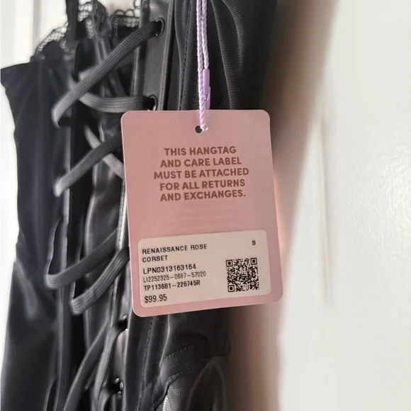 NWT SAVAGE FENTY RENAISSANCE ROSE CORSET DRESS - Picture 12 of 14